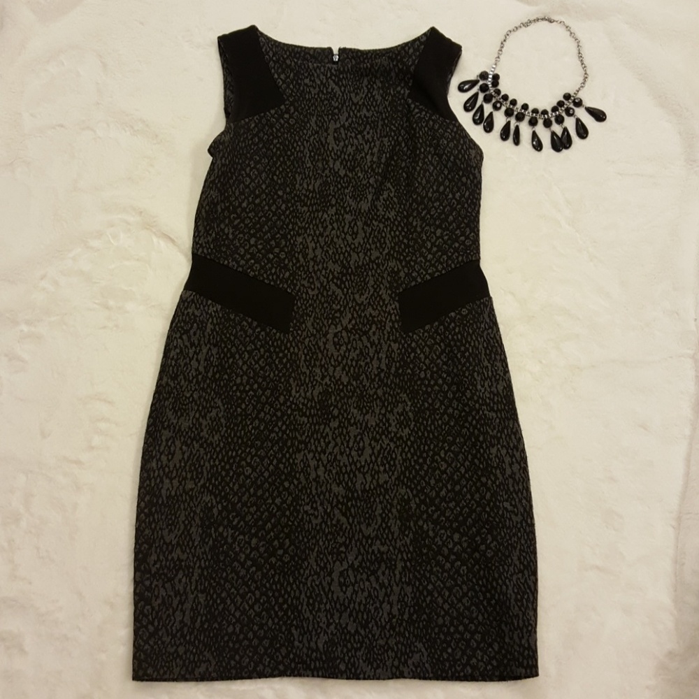 Nine West Cotton Snakeskin Pattern Dress